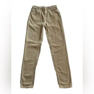 BDG High Rise Mom Butter Yellow Corduroy Pants-Women’s 25-Springtime 90’s Y2K